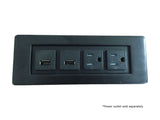 FC-1200-CVR Series - Cover Plates with 4 Port Recess Mount for 1200 Series Configurables