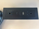 FC-760 Series - 2 Plug Recess Mount with USB A & C