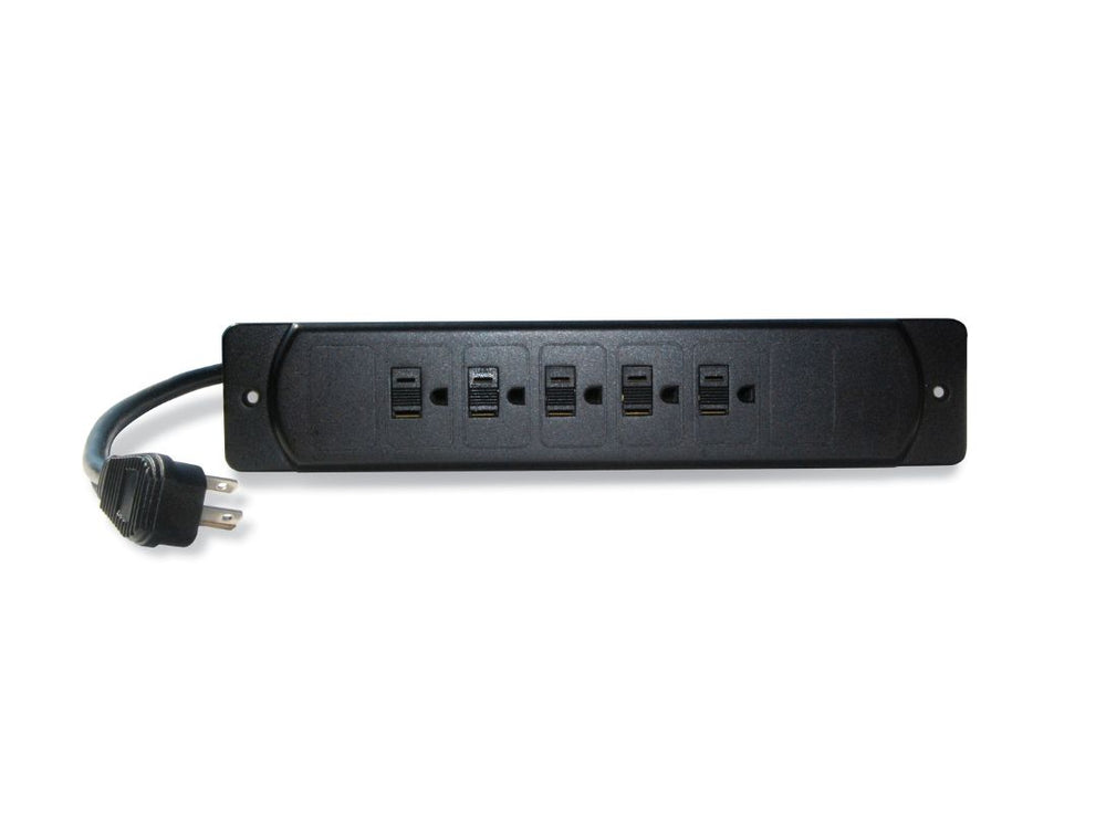 FC-740 - 5 Plug Outlet with 15 AMP Breaker Recessed Mount – Furnlite