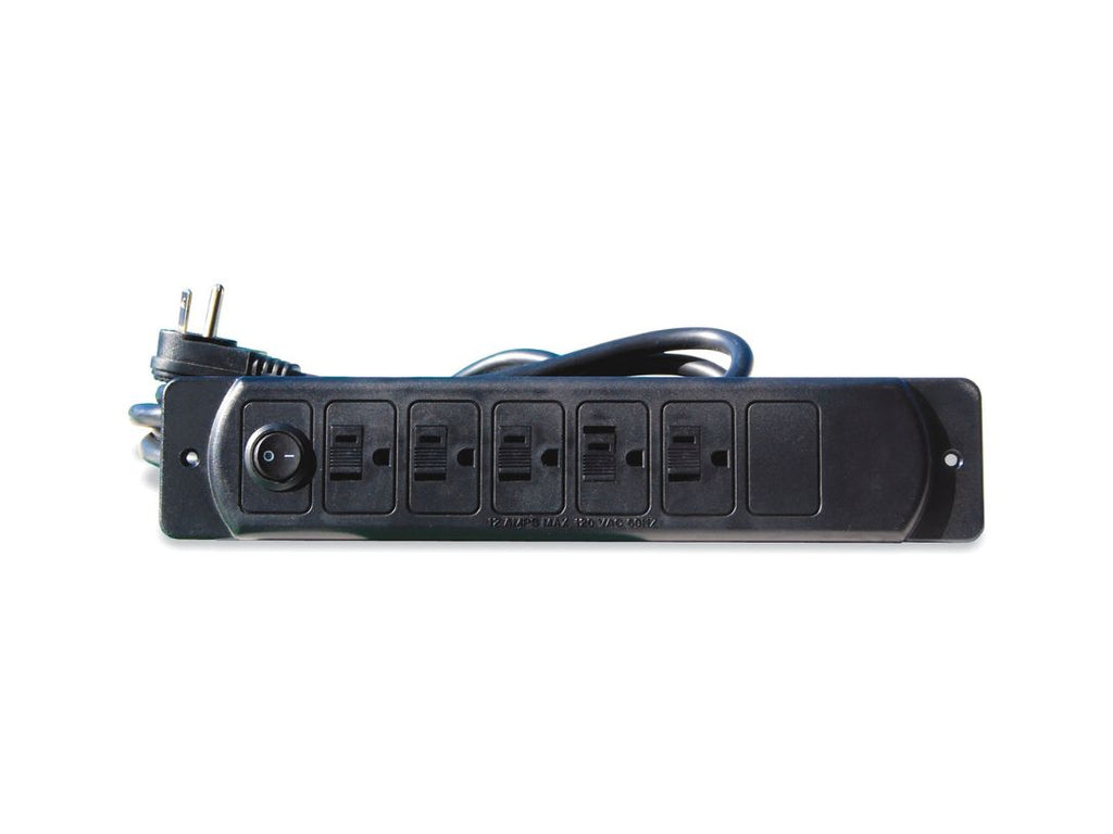 FC-748 - 5 Plug Recessed Mount with Rocker Switch and Circuit 