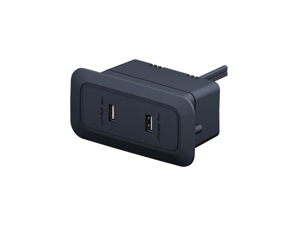 FC750 Recess Mount with 2 USB Data Charging Unit Furnlite