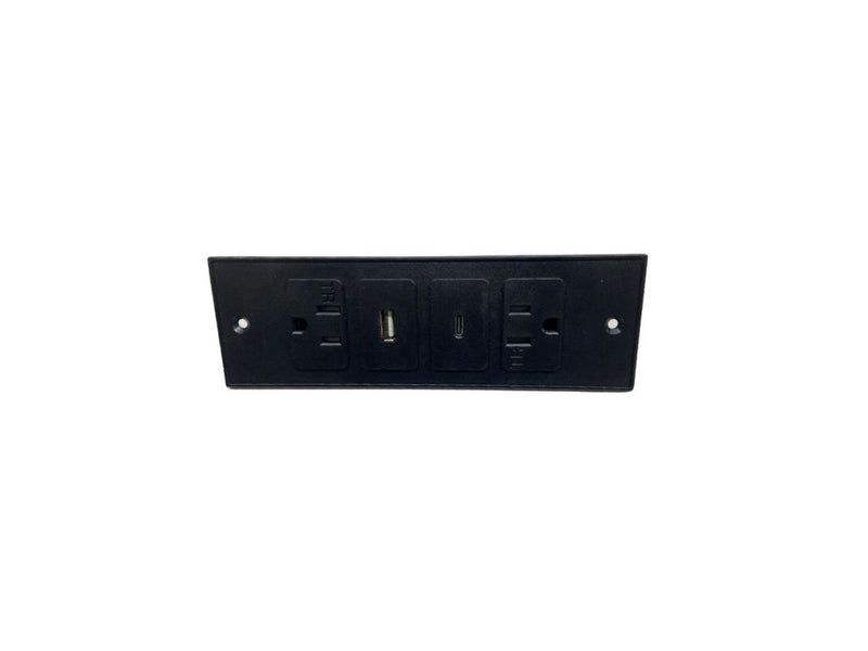 FC-770 - 2 Plug Recess Mount with USB A & C